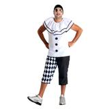 Fantasia Pierrot Verão Adulto - Circo