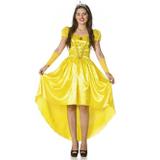 Fantasia Princesa A Bela e Fera Adulto Feminina Com Luva e Tiara - Fantasias carol fsp