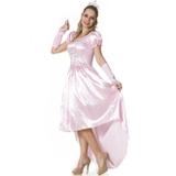 Fantasia Princesa Aurora Bela Adormecida Adulto Feminina Com Tiara e Luva - Fantasias carol fsp