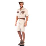 Fantasia Safari Masculino Adulto Completa Sulamericana