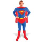 Fantasia Super Homem Adulto Luxo - Liga da justiça