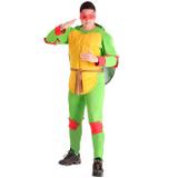 Fantasia Tartaruga Ninja Raphael Adulto Luxo Músculo E Casco - Sulamericana