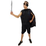 Fantasia Zorro Adulto Masculino Com Capa - Fantasias carol he