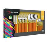 Faqueiro 24 Pcs Laranja Coral Fm - Paraty - Dissole