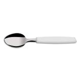 Faqueiro 24 Peças Cabo Plástico Aço Inox Piemonte Branco Martinazzo Branco