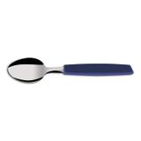 Faqueiro 24 Peças com Cabo Plástico Aço Inox Piemonte Azul Martinazzo Azul Escuro