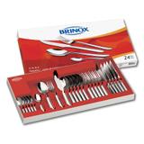 Faqueiro 24 Peças Em Aço Inox Polido Siena 5109102 Brinox