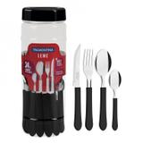 Faqueiro 24 Peças Inox Pote Leme Tramontina 23198049 Preto