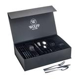 Faqueiro 48 Pcs De Aco Wolff Inox Pisa Caixa De Papelao