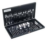 Faqueiro 48 Peças Wolff Oxford De Aço Inox Com Estojo