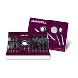 Faqueiro 51 Peças Aço Inoxidável Verão Martinazzo Cinza
