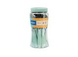 Faqueiro Aço Inox 24 Peças Cabo Plástico Verde Itaparica Brinox - BRI 412