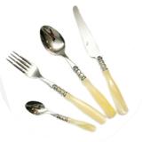 Faqueiro Arianna 42 Peças Aço Inox 18/10 Pérola Bugatti