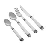 Faqueiro Gopala Off White Inox 24 Peças - Home Style
