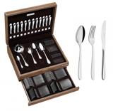 Faqueiro Inox 101 Peças Facas Forjadas Cannes Tramontina 66979215