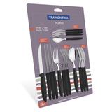 Faqueiro Inox 16 Peças Plenus Preto 23498001 Tramontina