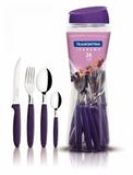 Faqueiro Inox 24 Peças Roxo Ipanema Tramontina 23399991