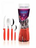 Faqueiro Inox 24 Peças Vermelho Ipanema Tramontina 23399791