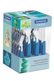 Faqueiro Inox 24pc Turq/escu Carmel Tramontina 23499/024 - Tramontina cutelaria