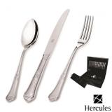 Faqueiro inox classique c/ estojo 130 peças hercules