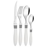 Faqueiro Para Churrasco 24 Peças Inox Branco E Cinza Tramontina