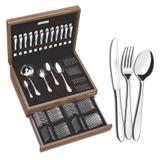 Faqueiro Satri 101 Peças em Aço Inox Alto Brilho 66982/210 Tramontina