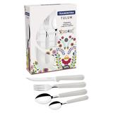 Faqueiro Tramontina 23299885 Tulum Aço Inox 16 Peças Branco