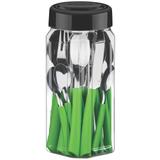 Faqueiro Tramontina Brisa 23198250 Aço Inox 24 Peças Verde
