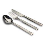 Faqueiro Veneto 24 Pecas Em Aco Inox Com Caixa Black Lux - 23780 - Fracalanza