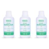 Farmax Água 3 Boricada 100ml (Kit C/03)
