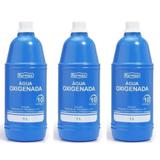 Farmax Água Oxigenada Antisséptica 10vol 1 L (Kit C/03)