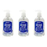 Farmax Alcool Gel 70 430g (Kit C/03)