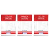 Farmax Coletor Universal Saquinho 70ml (Kit C/03)
