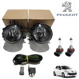 Farol Auxiliar Peugeot 207 2009 a 2019 Com Lâmpada Kit - Mtc