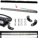Farol Barra de Led 72w com 24 Leds 650mm p/ Jeep Troller Off Road Caminhonetes Tratores - Inclui Capa em Neoprene - Orion