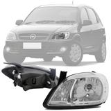 Farol Celta Prisma 2007 2008 2009 2010 2011 2012 2013 2014 Cromado Original (Arteb) Esquerdo