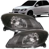 Farol Celta Prisma 2007 2008 2009 2010 Mascara Negra - Sp acessórios