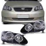 Farol Corolla Fielder 2005 2006 2007 2008 Serve 2003 2004 Máscara Negra - Prime