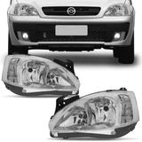 Farol Corsa 04/09 Montana Pisca Liso Original Arteb Cromado(Direito) - Chevrolet
