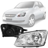 Farol Corsa Classic LS 2011 2012 2013 2014 2015 Cromado Original (Arteb) Esquerdo
