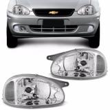 Farol Corsa Sedan Hatch Classic 94 95 96 97 98 99 00 01 02 03 04 05 06 07 08 09 10 Cromada - Prime