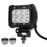 Farol De Milha Universal 18w 6 Leds 12/24v Longa Distância off road carro moto - Led car