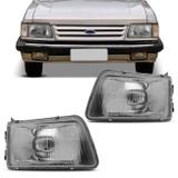Farol Del Rey Belina 1985 a 1991 Corcel II 1985 a 1986 Pampa 1985 a 1997 Foco Simples Cromado - Rcd