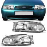 Farol Fiesta 1996 1997 1998 1999 Courier 1997 1998 1999 Pisca Cristal Foco Duplo - Prime