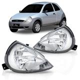 Farol Ford Ka 1997 A 2007 Pisca Cristal - Sp acessórios