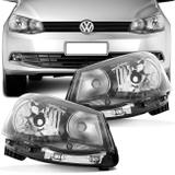 Farol Gol Voyage G6 2013 2014 2015 2016 Saveiro G6 2014 2015 2016 Máscara Negra Foco Simples - Prime
