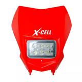Farol Led + Carenagem CRF 230 Vermelho Xcell