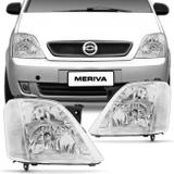 Farol Meriva 2003 2004 2005 2006 2007 2008 2009 2010 2011 2012 Foco Duplo Pisca Integrado - Prime