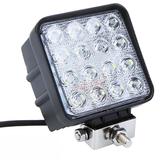 Farol Milha 16 Leds Off Road Quadrado 48w Troller Jeep 12v - Hamy