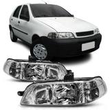 Farol Palio G2 2001 A 2006 Strada Carcaça Preta - Automotive imports